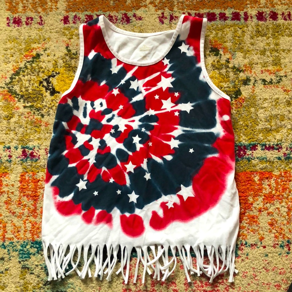 🧜🏼♀️3 for $15 item!🧜🏼♀️ patriotic tank - Picture 1 of 2